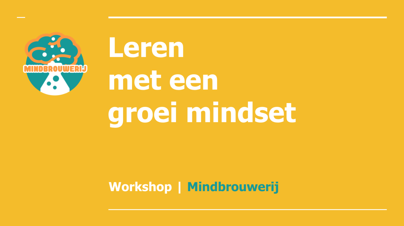 Leren Met Een Groei Mindset De Mindbrouwerij